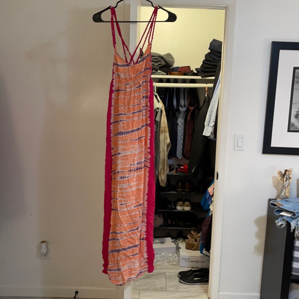 Tie dye Roxy Size M women’s maxi dress